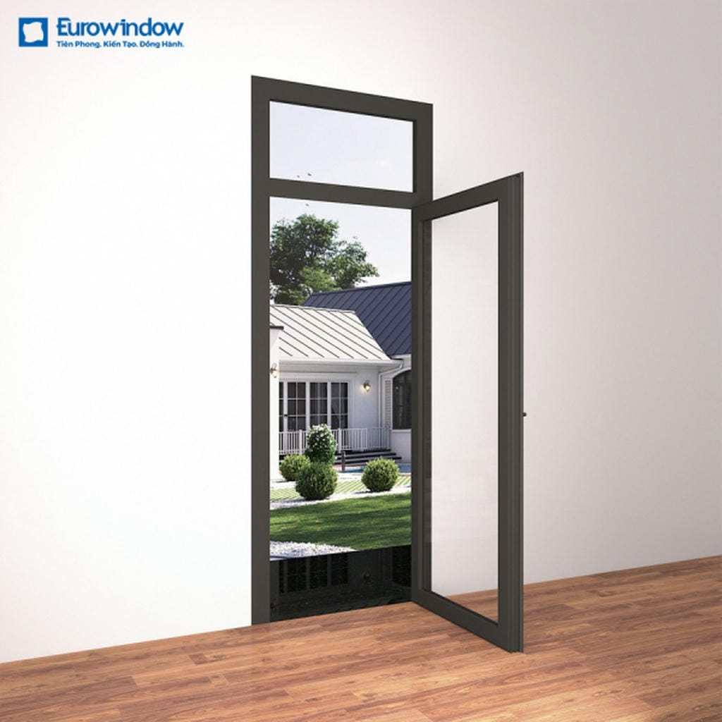 Cửa đi nhôm 1 cánh mở quay trong EUROWINDOW - Thiết kế tinh tế, chất lượng vượt trội