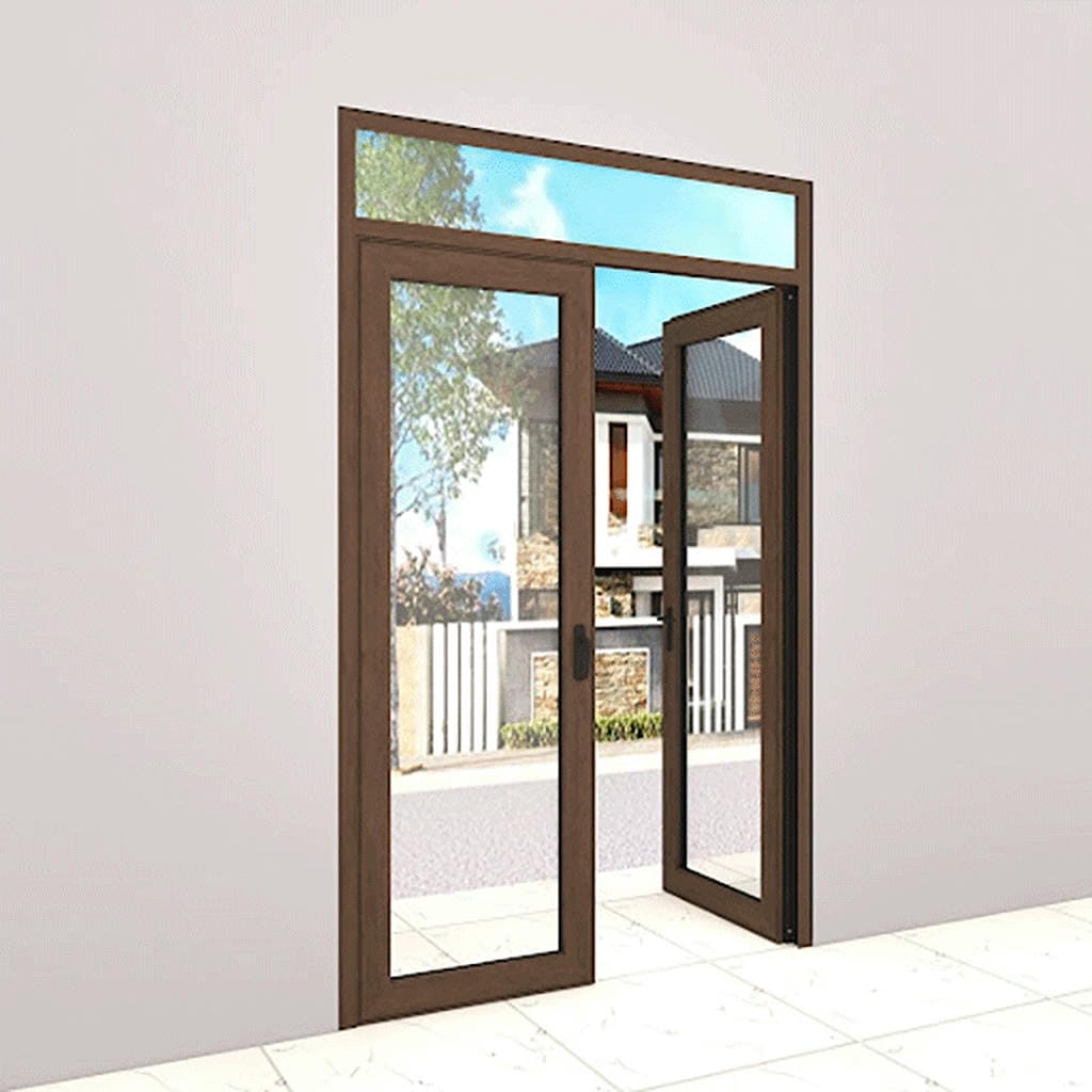 cửa nhôm 2 lớp kính