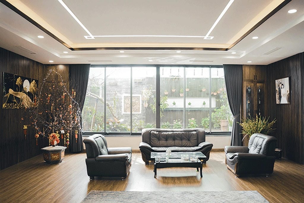 cửa nhôm 2 lớp kính