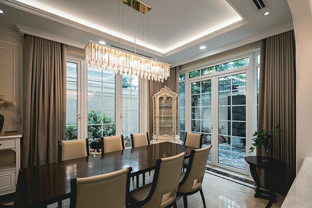 cửa nhôm 2 lớp kính