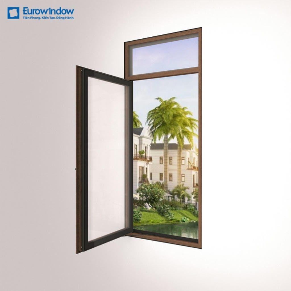 Cửa sổ nhôm mở quay lật trong EUROWINDOW - Giải pháp thông gió, an toàn và thẩm mỹ