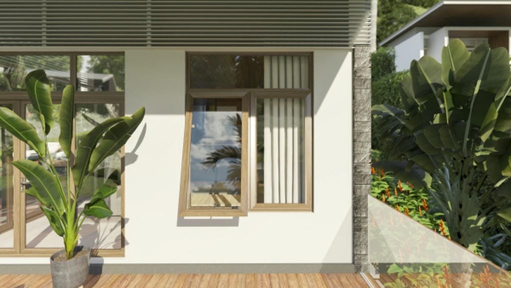 Cửa sổ uPVC EUROWINDOW mở hất ra ngoài - Giải pháp thông gió an toàn, cách âm hiệu quả