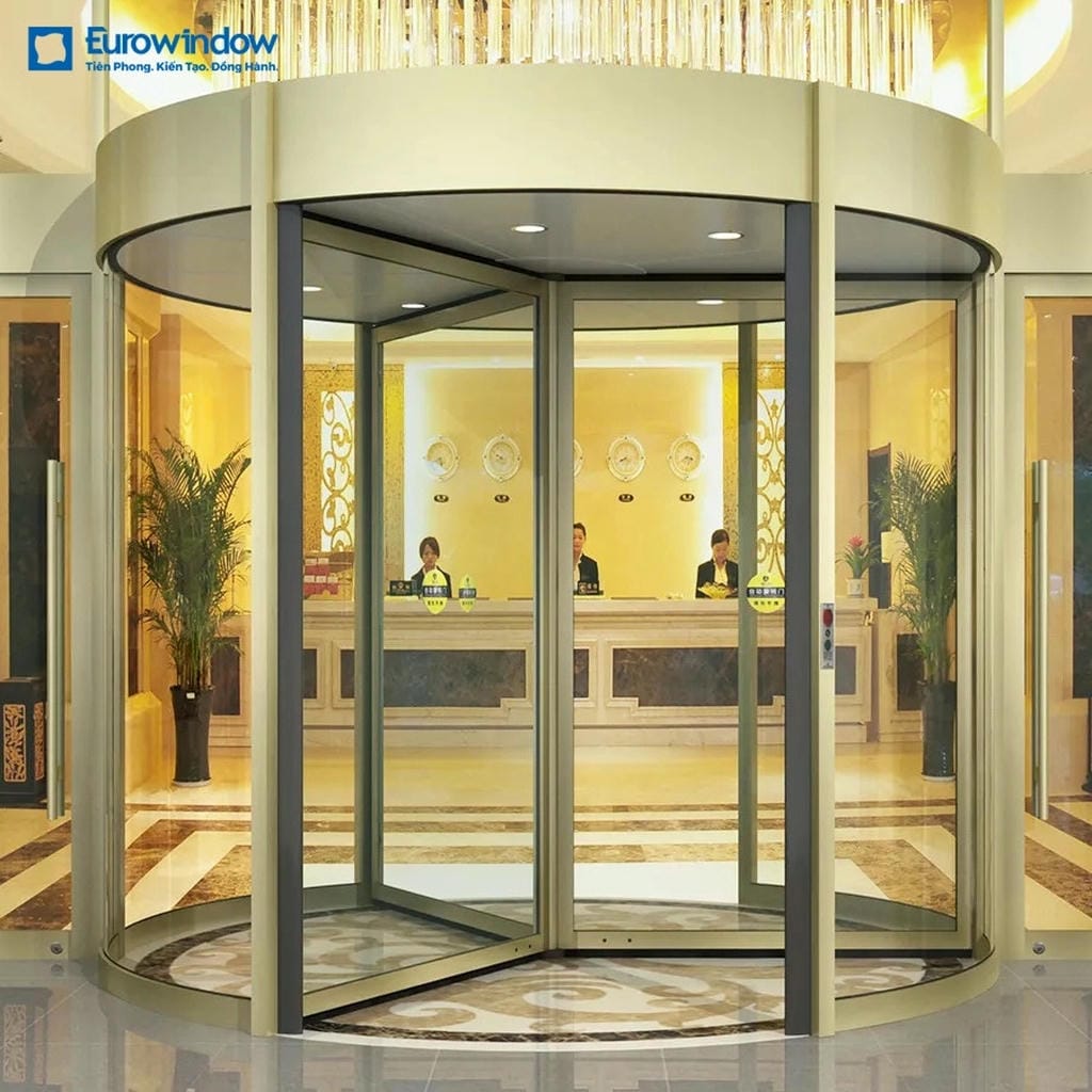 cửa xoay tự động eurowindow